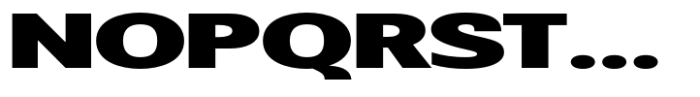 Badnick Expanded Extra Bold Font UPPERCASE