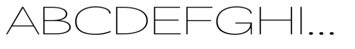 Badnick Expanded Light Font UPPERCASE