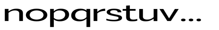 Badnick Expanded Medium Font LOWERCASE