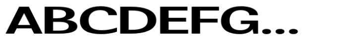 Badnick Expanded Semi Bold Font UPPERCASE