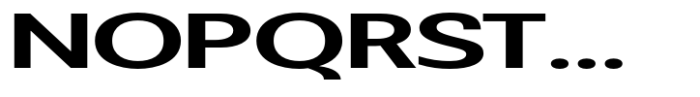 Badnick Expanded Semi Bold Font UPPERCASE