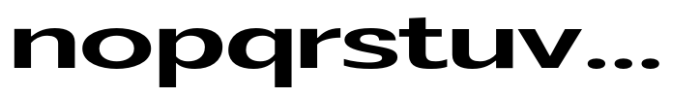Badnick Expanded Semi Bold Font LOWERCASE