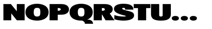 Badnick Semi Expanded Black Font UPPERCASE