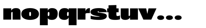 Badnick Semi Expanded Black Font LOWERCASE