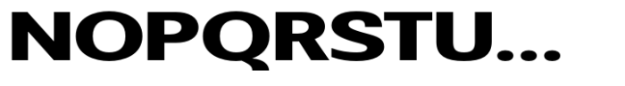 Badnick Semi Expanded Bold Font UPPERCASE