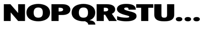 Badnick Semi Expanded Extra Bold Font UPPERCASE