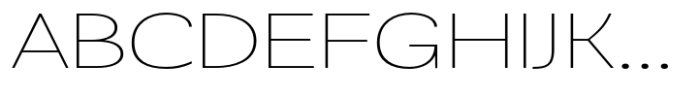 Badnick Semi Expanded Light Font UPPERCASE