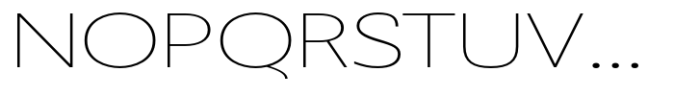 Badnick Semi Expanded Light Font UPPERCASE