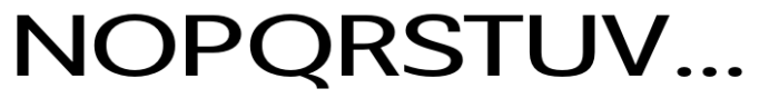 Badnick Semi Expanded Medium Font UPPERCASE