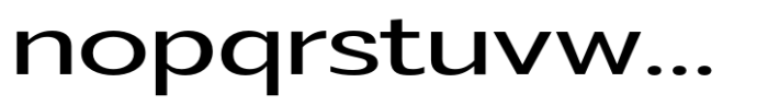 Badnick Semi Expanded Medium Font LOWERCASE