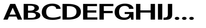 Badnick Semi Expanded Semi Bold Font UPPERCASE