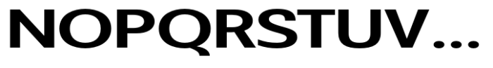 Badnick Semi Expanded Semi Bold Font UPPERCASE
