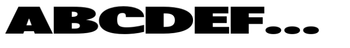 Badnick Ultra Expanded Black Font UPPERCASE