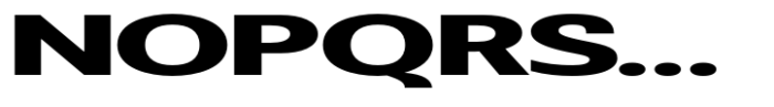Badnick Ultra Expanded Bold Font UPPERCASE