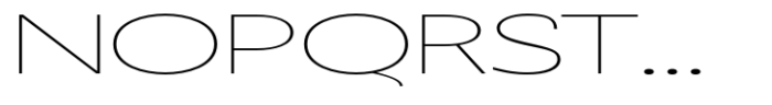 Badnick Ultra Expanded Light Font UPPERCASE