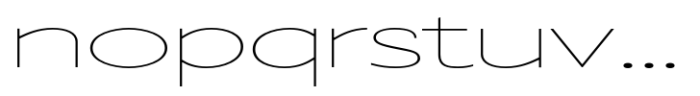 Badnick Ultra Expanded Light Font LOWERCASE