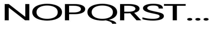 Badnick Ultra Expanded Medium Font UPPERCASE