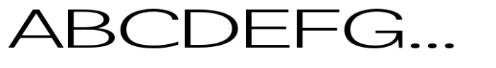 Badnick Ultra Expanded Regular Font UPPERCASE