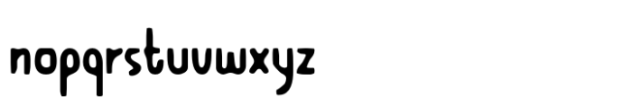 Badockery Blur Font LOWERCASE