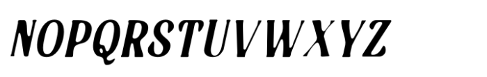Badoney Blur Italic Font UPPERCASE