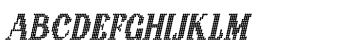 Badoney Disco Italic Font UPPERCASE