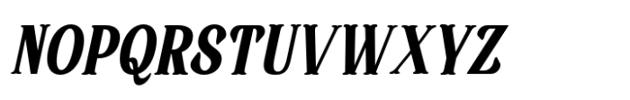 Badoney Italic Font UPPERCASE