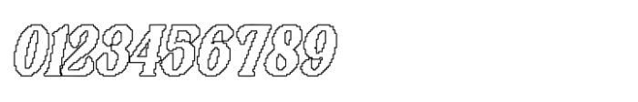 Badoney Pixel Outline Font OTHER CHARS