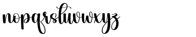 Badsig Font LOWERCASE