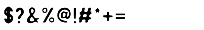 Baedar Blur Regular Font OTHER CHARS
