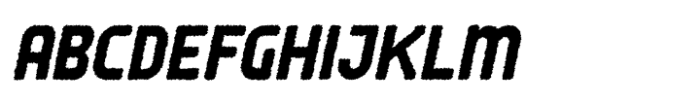 Baedar Rough Italic Font UPPERCASE