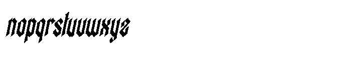 Baeiros BAEIROS REGULAR Italic Font LOWERCASE
