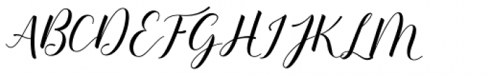 Baelish Script Font UPPERCASE