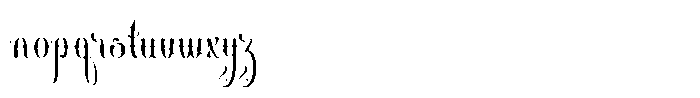 Bafirolic Regular Font LOWERCASE