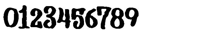 Bafitte Distort Font OTHER CHARS