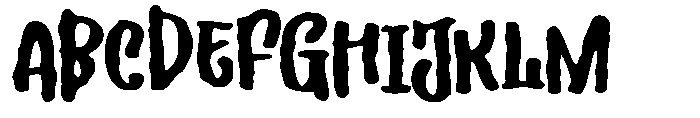 Bafitte Distort Font UPPERCASE
