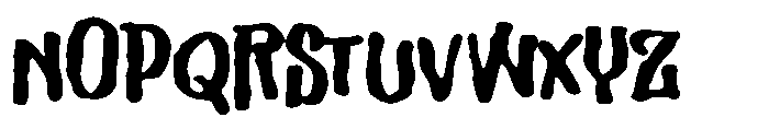 Bafitte Distort Font UPPERCASE