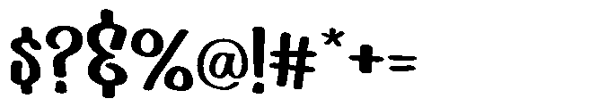 Bafitte Regular Font OTHER CHARS