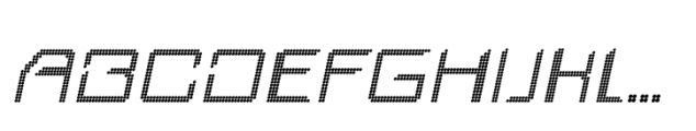 Bafline Disco Italic Font UPPERCASE