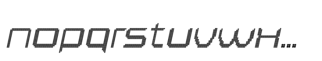 Bafline Disco Italic Font LOWERCASE