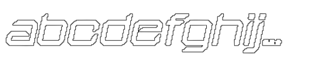 Bafline Pixel Outline FONT