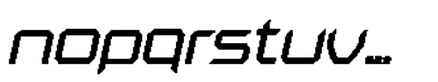 Bafline Pixel Regular Font LOWERCASE