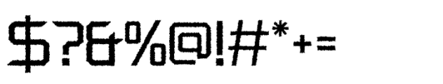 Bafline Rough Regular Font OTHER CHARS