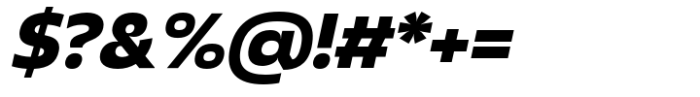 Baflion Sans Extra Bold Italic Font OTHER CHARS