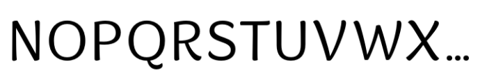 Baga Regular Font UPPERCASE