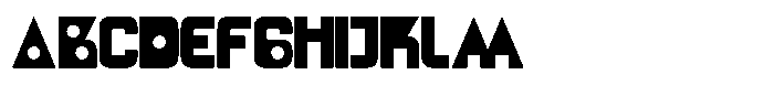 Bageba Font UPPERCASE