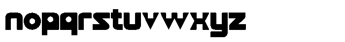 Bageba Font LOWERCASE