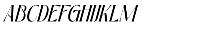 Bageki Luxury Italic Font UPPERCASE