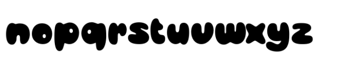 Bages Drawn Font LOWERCASE