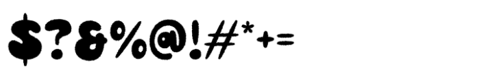 Bages Rough Font OTHER CHARS