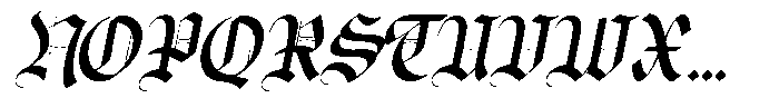 Bageshron Bold Slanted Font UPPERCASE
